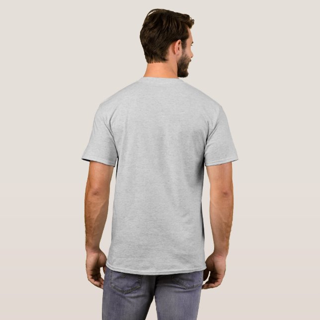 Camiseta engraçada para Homens (Parte Traseira Completa)