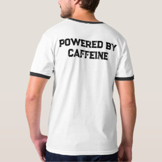 Camiseta engraçada para homens com energia da cafe