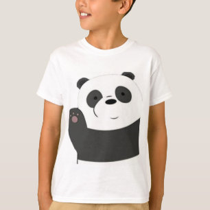 Camiseta engraçada para meninos e crianças PANDA