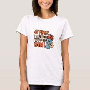 Camiseta engraçada para mulheres com citação de gi