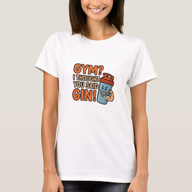 Camiseta engraçada para mulheres com citação de gi (Frente)