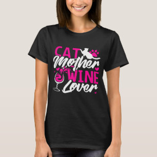 Camiseta engraçada para mulheres Gata Mãe Amante d