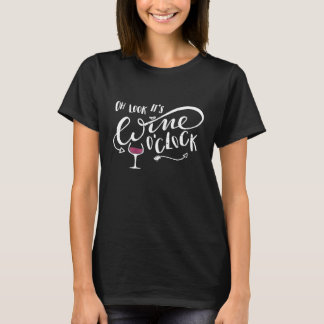 Camiseta engraçada para mulheres, Olha só, é hora