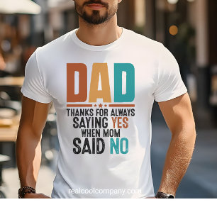 Camiseta engraçada para o Dia dos Pais - Verdadeir