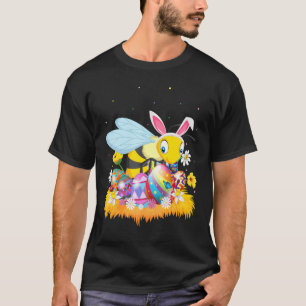 Camiseta Engraçada Páscoa de ovos com fenda no domingo
