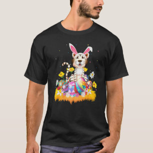 Camiseta Engraçada Páscoa de Tigre Branco da Páscoa de Ovos