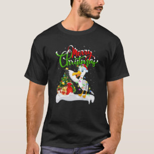 Camiseta Engraçada Pássaro Seagull Lover Xmas Iluminação Ma