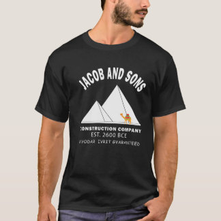 Camiseta Engraçada Passover Construção Hebraica Pirâmides d