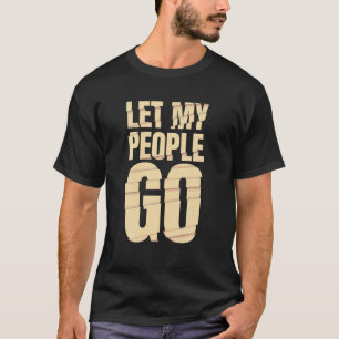 Camiseta Engraçada Passover Deixe minhas Pessoas irem camuf