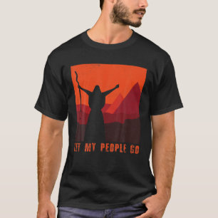 Camiseta Engraçada Passover, Deixem minhas Pessoas irem par
