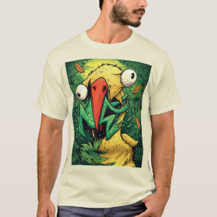 Camiseta engraçada Pelican vs Frog Swamp Nunca Des