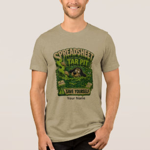 Camiseta engraçada personalizada armadilha de plan