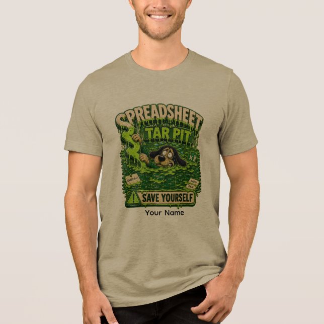 Camiseta engraçada personalizada armadilha de plan (Frente)