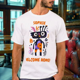 Camiseta engraçada personalizada de boas-vindas em