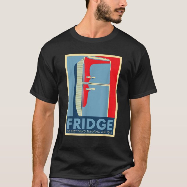 Camiseta Engraçada Piada de Pais Eleitoral Foge Campa Polít (Frente)