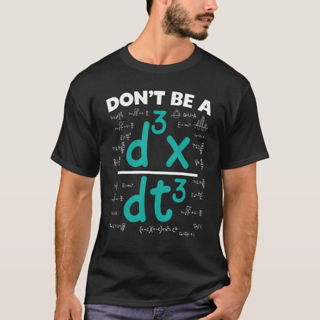 Camiseta Engraçada Piada Matemática da Equação de Matemátic (Frente)