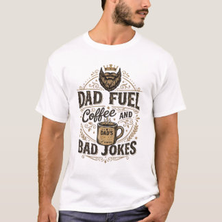 Camiseta engraçada presente de café Combustível do