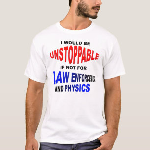 Camiseta engraçada Problemas imparáveis