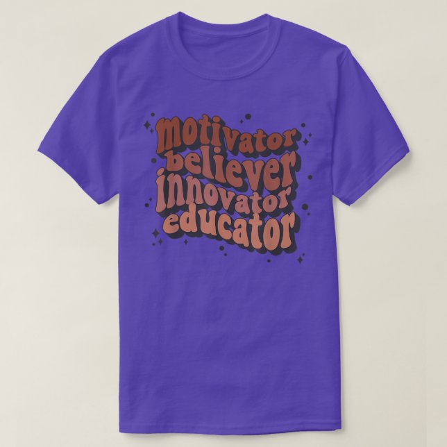 Camiseta Engraçada Professora Ensino Mulheres Inspiradoras  (Frente do Design)