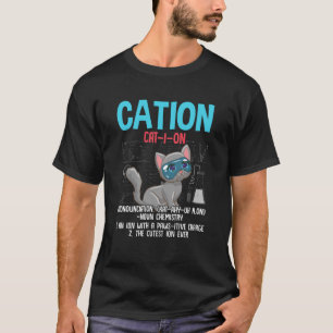 Camiseta Engraçada Química, Cientista, Elemento de Catiã