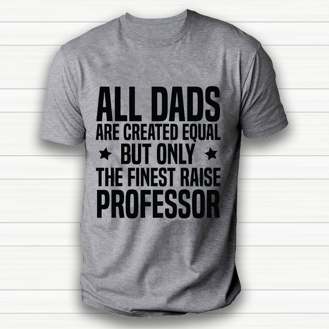 Camiseta Engraçada Química Professor Pai White (Funny Chemistry Professor Dad White T-Shirt)