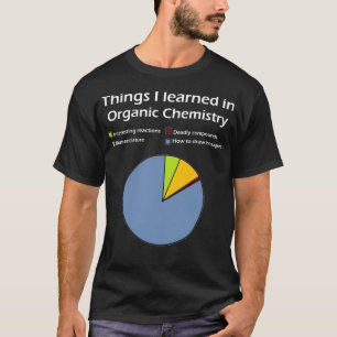 Camiseta Engraçada Química T Coloca Presentes Aprendidos Em