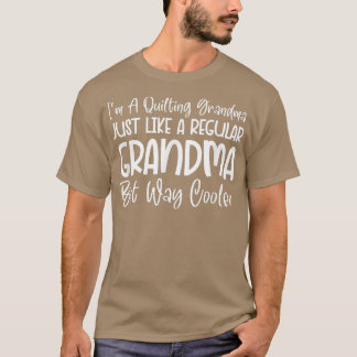 Camiseta Engraçada Quitação da Vovó Sewing Lover Quilling