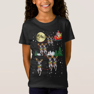Camiseta Engraçada Reindeer Branca De Natal Amantes De Cach