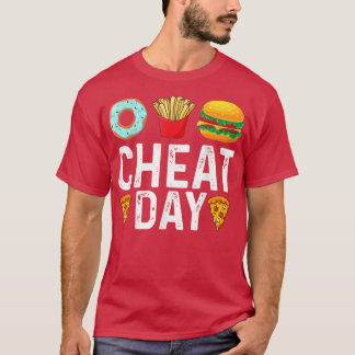 Camiseta Engraçada Roupa De Dia De Comida, Rosquinhas, Frie
