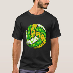 Camiseta Engraçada Rua De Shamrock De Voleibol Irlandês