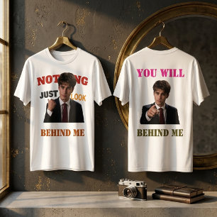 Camiseta engraçada Sigma Meme Frente & Verso Só