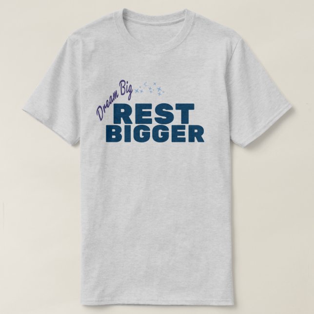 Camiseta Engraçada Sono Descanso (Frente do Design)
