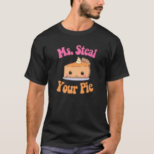 Camiseta Engraçada Sra. Rouba Sua Pizza, Srta. Rouba Sua Ob