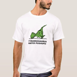 Camiseta engraçada T-Rex Pushups