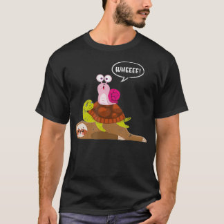 Camiseta Engraçada Tartaruga Caracol Zoo Presente Preguiça