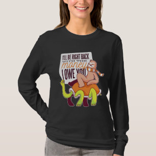 Camiseta Engraçada Tartaruga Lenta Bons Animais Divertidos