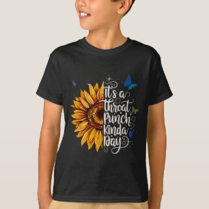 Camiseta engraçada tipo dia de soco na garganta Ci