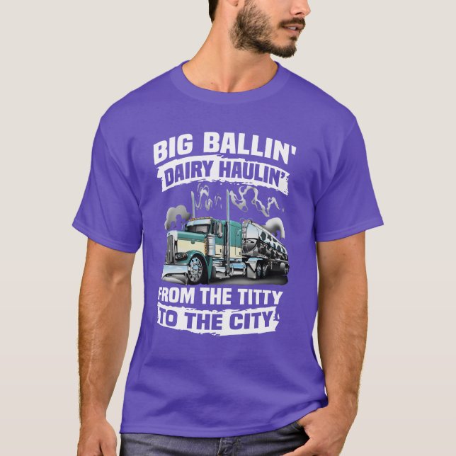 Camiseta engraçada TITTYO CITY (Frente)