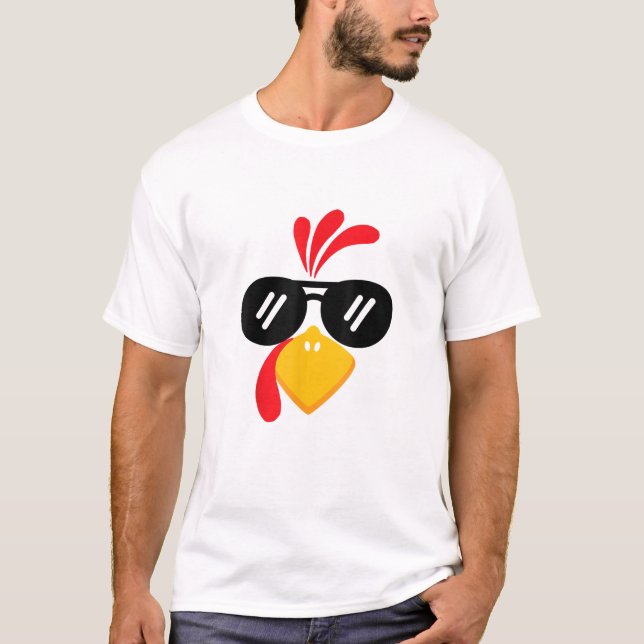 Camiseta Engraçada Turquia Enfrenta Rapazes Bonitos de Ação (Frente)
