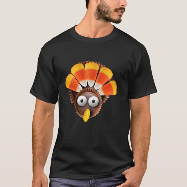 Camiseta Engraçada Turquia, Maçã de Milho-de-Milho-Arrepend (Frente)