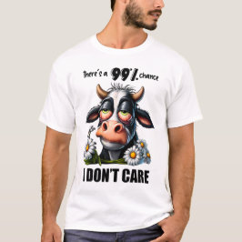 Camiseta Engraçada Vaca Sarcástica Citação E Ditos