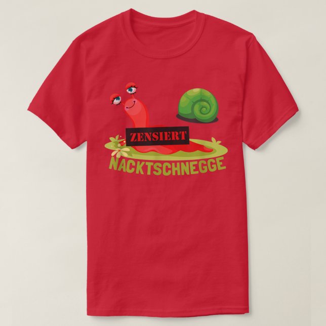 Camiseta Engraçada vagabunda de nudibranch (Frente do Design)