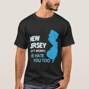 Camiseta engraçada vintage do Estado de Nova Jerse