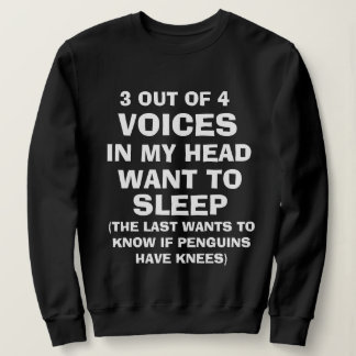 Camiseta engraçada "VOICES IN MY HEAD" para mulher
