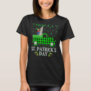 Camiseta Engraçada Xadrez Buffalo, Carro Verde, Subindo Ru