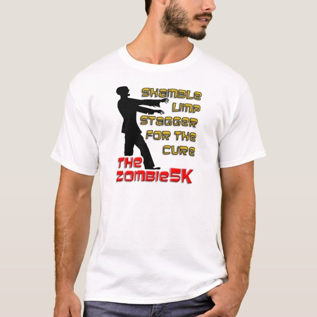 Camiseta engraçada Zombie 5K (Frente)