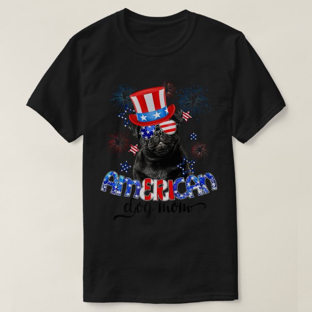 Camiseta Engraçadinho Engraçado Vestindo Óculos De Sol USA  (Frente do Design)