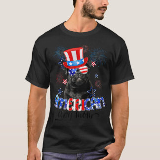 Camiseta Engraçadinho Engraçado Vestindo Óculos De Sol USA 
