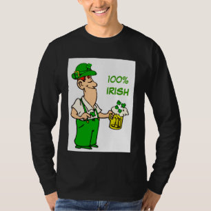 Camiseta Engraçado, 100% de T-Shirt irlandês