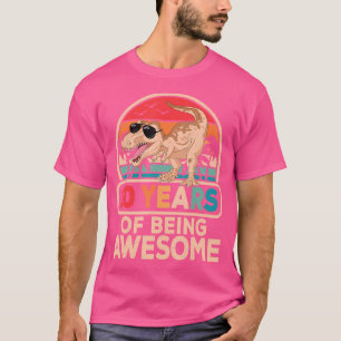 Camiseta Engraçado 10 Anos De Ser Incrível 10º Aniversário